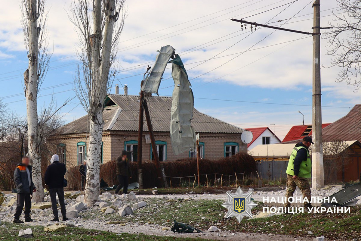 Россияне атаковали Славянск. Фото: полиция 