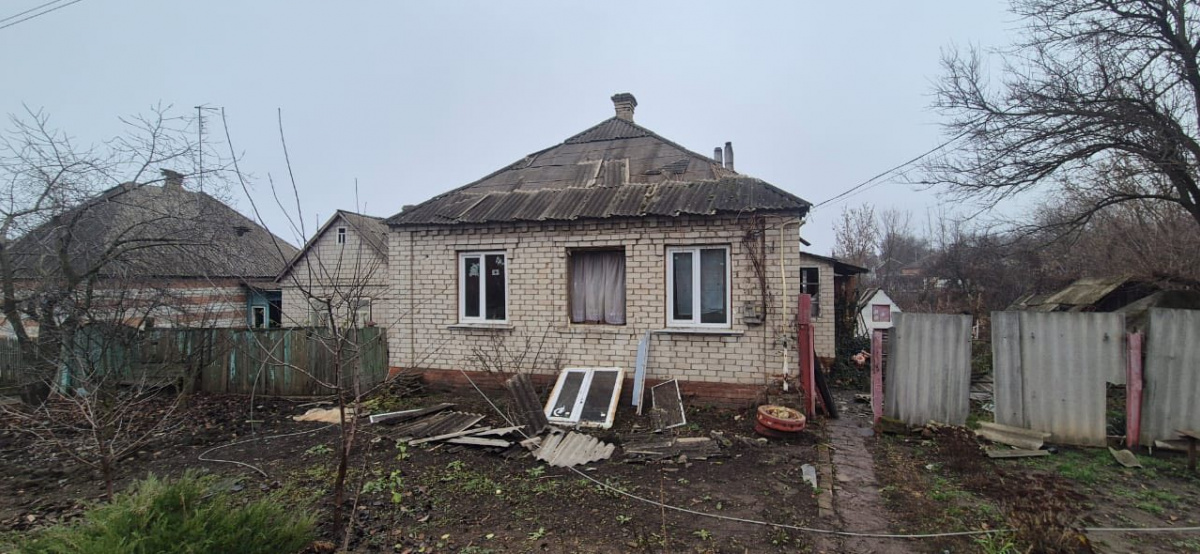 Последствия удара по Славянску. Фото: Славянская ГВА