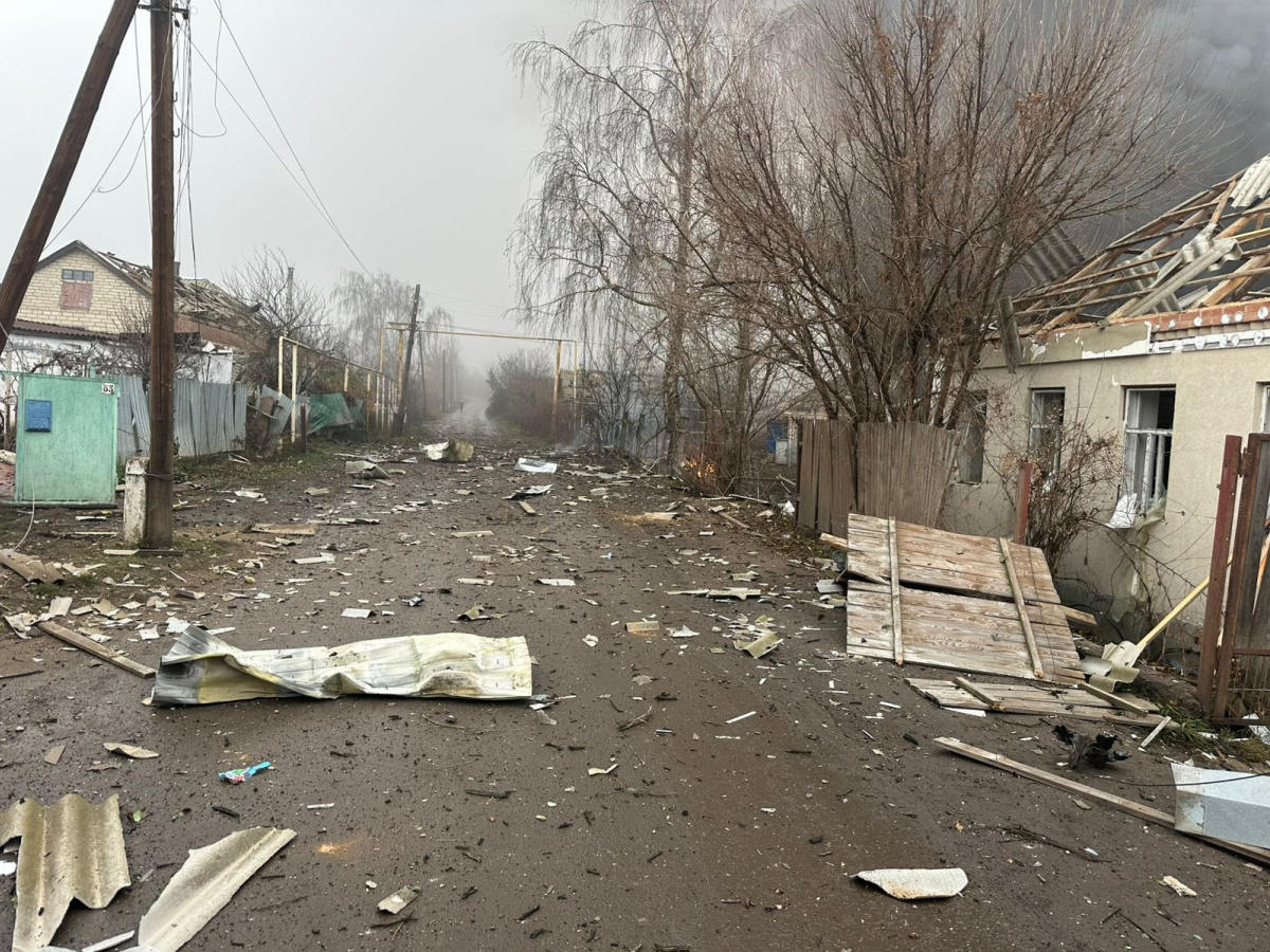 Наслідки атаки на Билбасівку. Фото: Слов'янська МВА