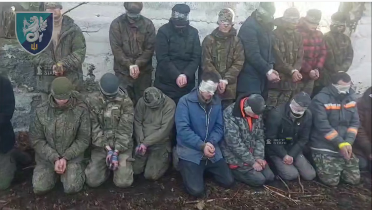 Морпехи Украины взяли 19 оккупантов в плен в Днепропетровской области