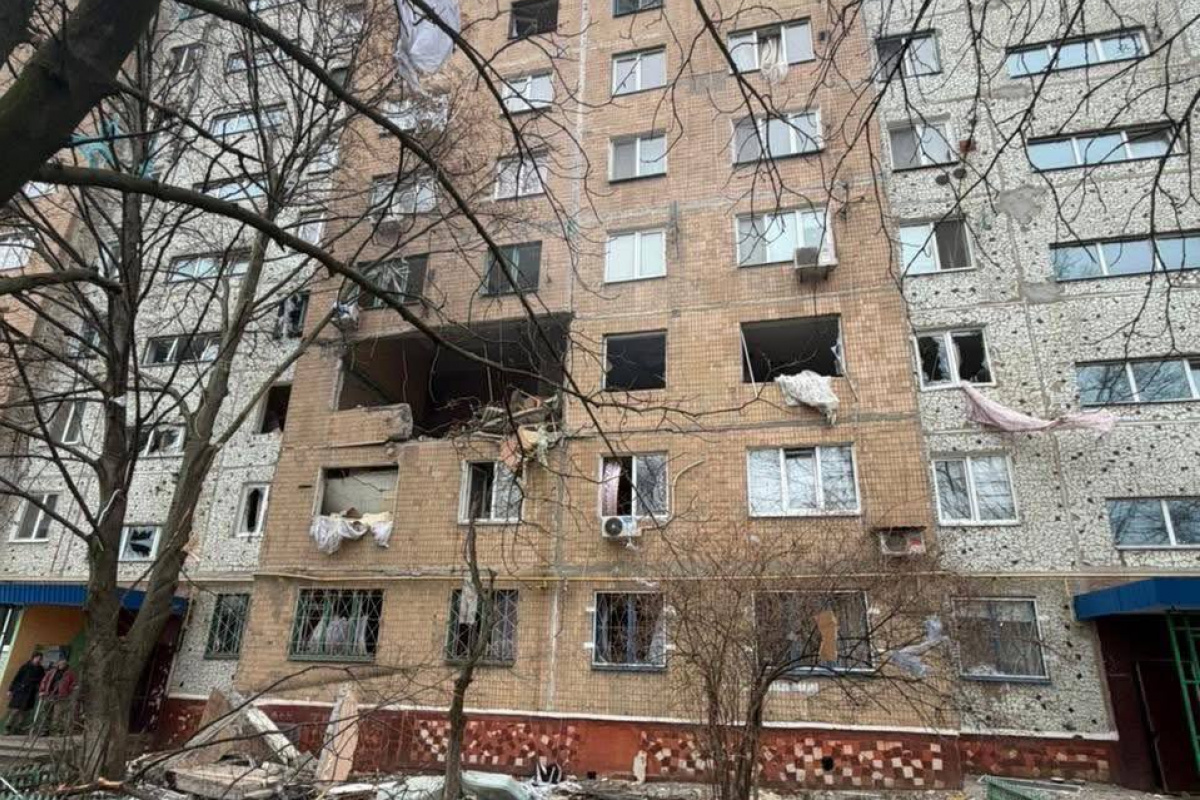 Последствия обстрела Краматорска. Фото: Краматорская ГВА