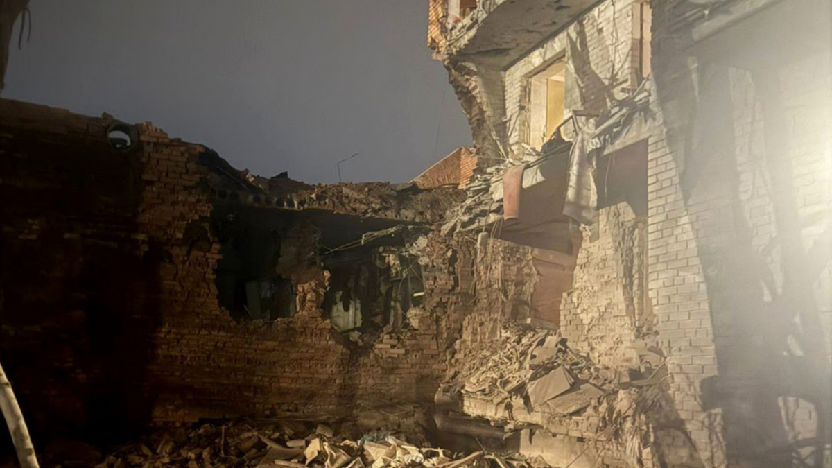 Последствия авиаудара по Донецкой области. Фото: Нацполиция Украины