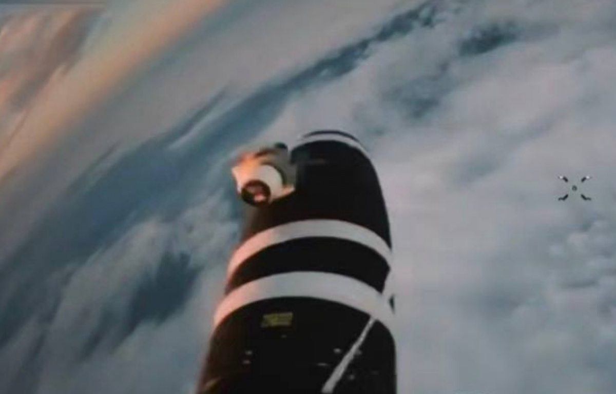 Камера заднього виду на ударному безпілотнику типу «Шахед».