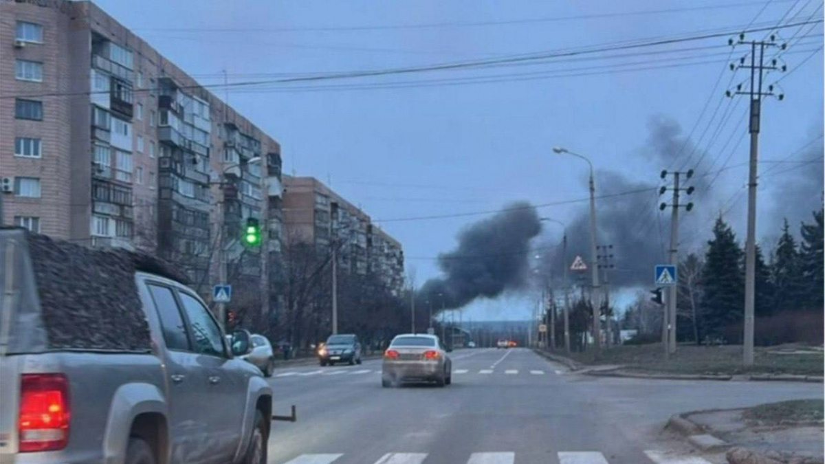 Краматорск после дроновой атаки. Фото: соцсети