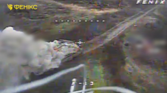 Уничтожение техники РФ под Торецком. Кадр из видео