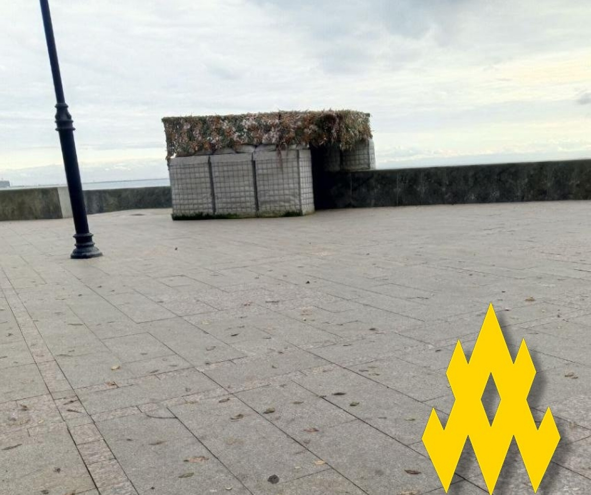 Позиции ВС РФ в Евпатории.