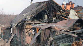 Наслідки російського обстрілу Запорізького району. Фото: ЗОВА