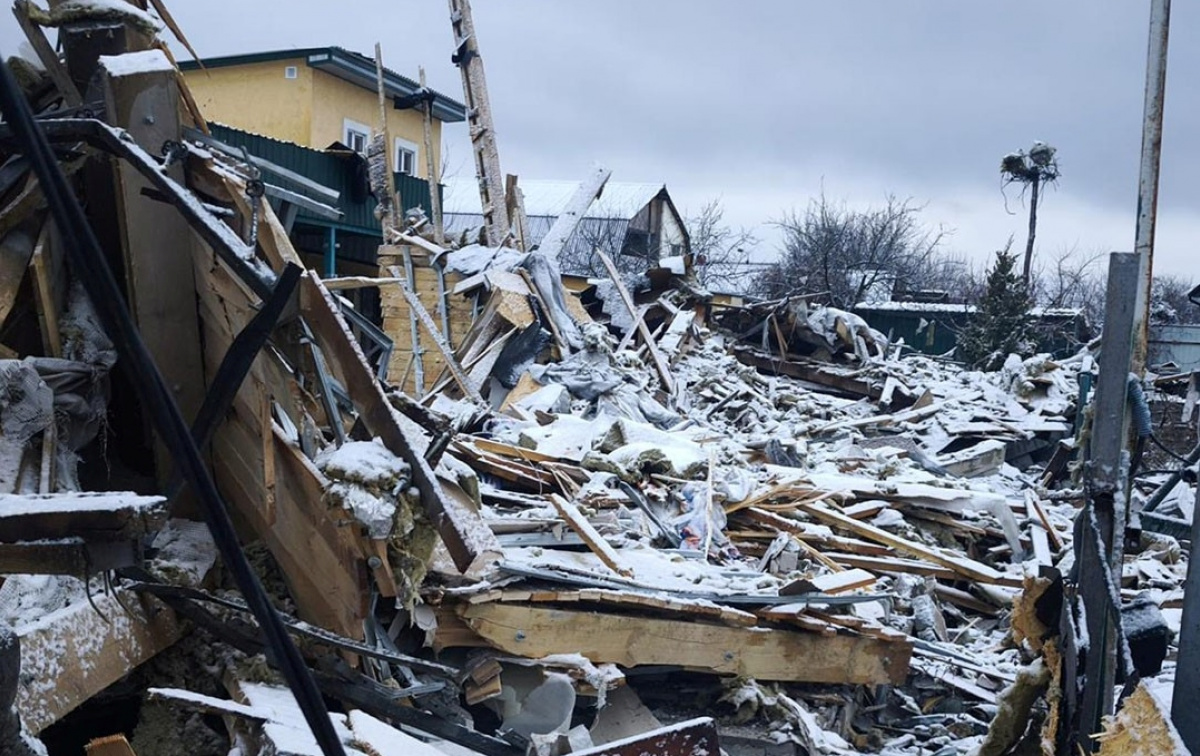 Последствия обстрелов Донецкой области российскими войсками.