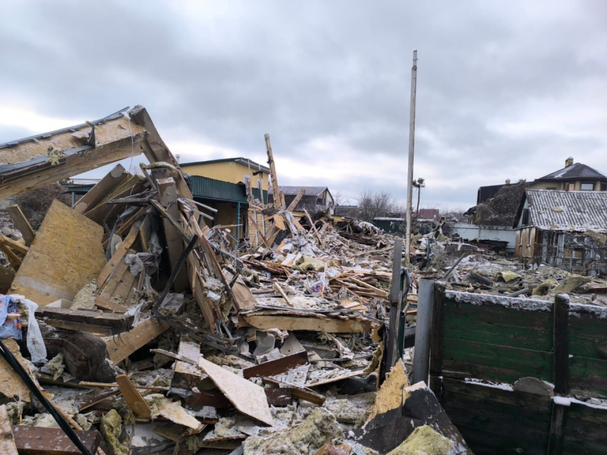 Последствия российских обстрелов. 