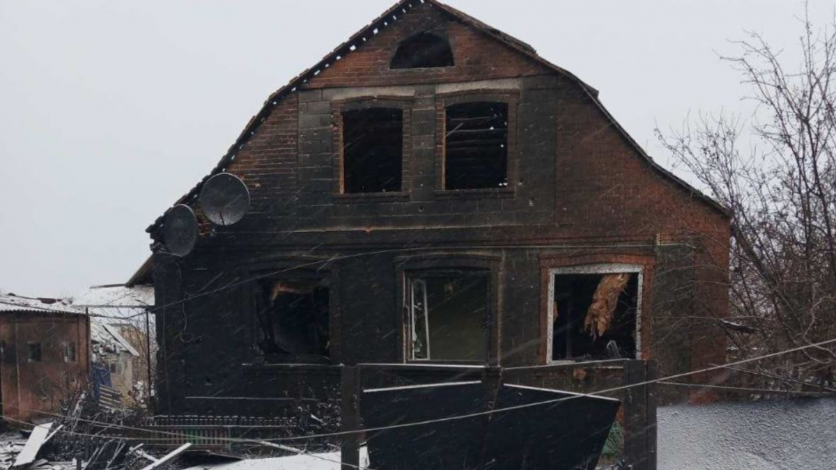 После российской атаки. Фото: Донецкая ОВА