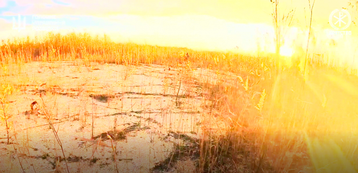 Дно Каховского водохранилища. Кадр из видео