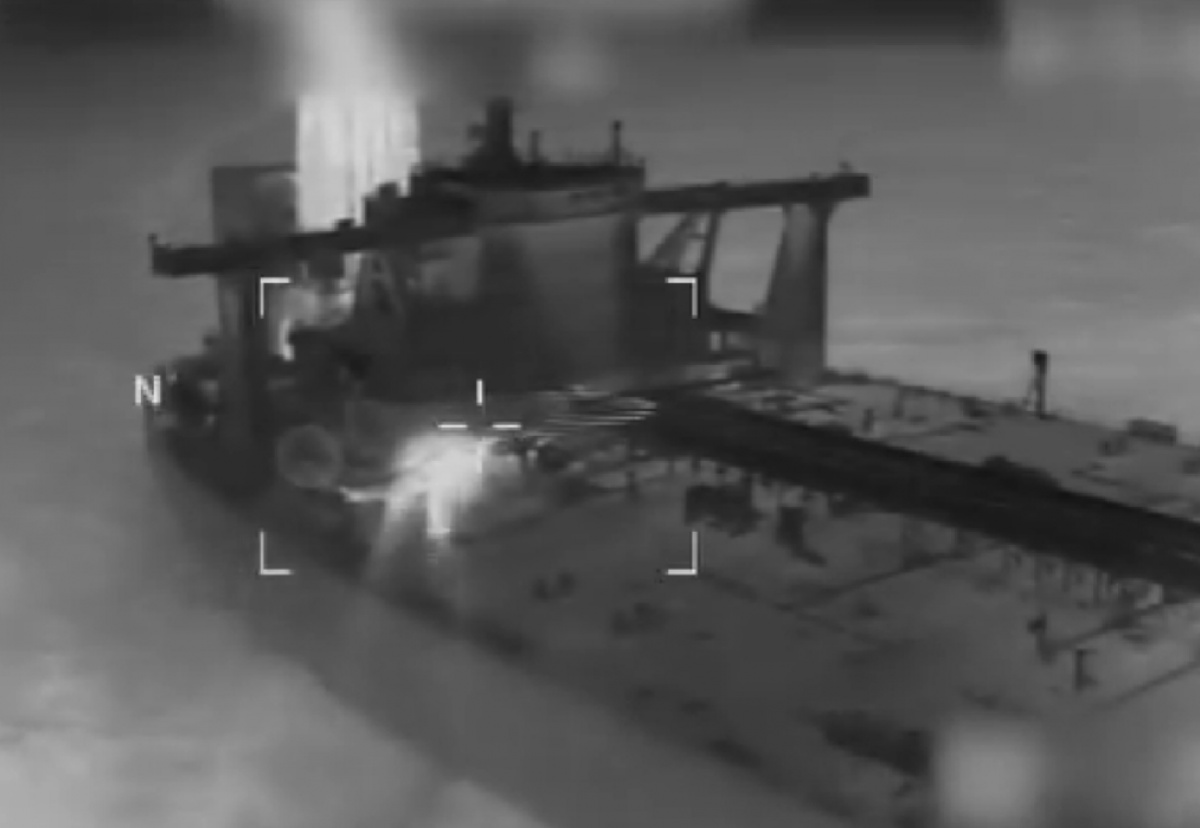 Задержание танкера «теневого флота».