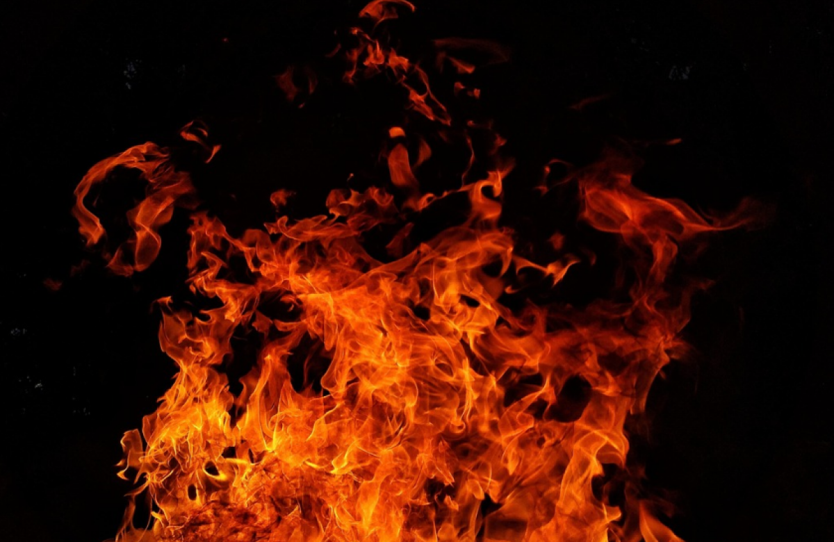 Пожар в Краматорске. Фото: ГСЧС 