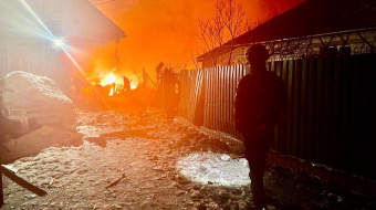 Наслідки атаки на Київщину. Фото: поліція