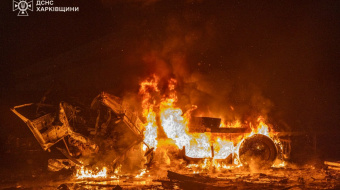 Масована атака на Харків. Фото: ДСНС Харківщини