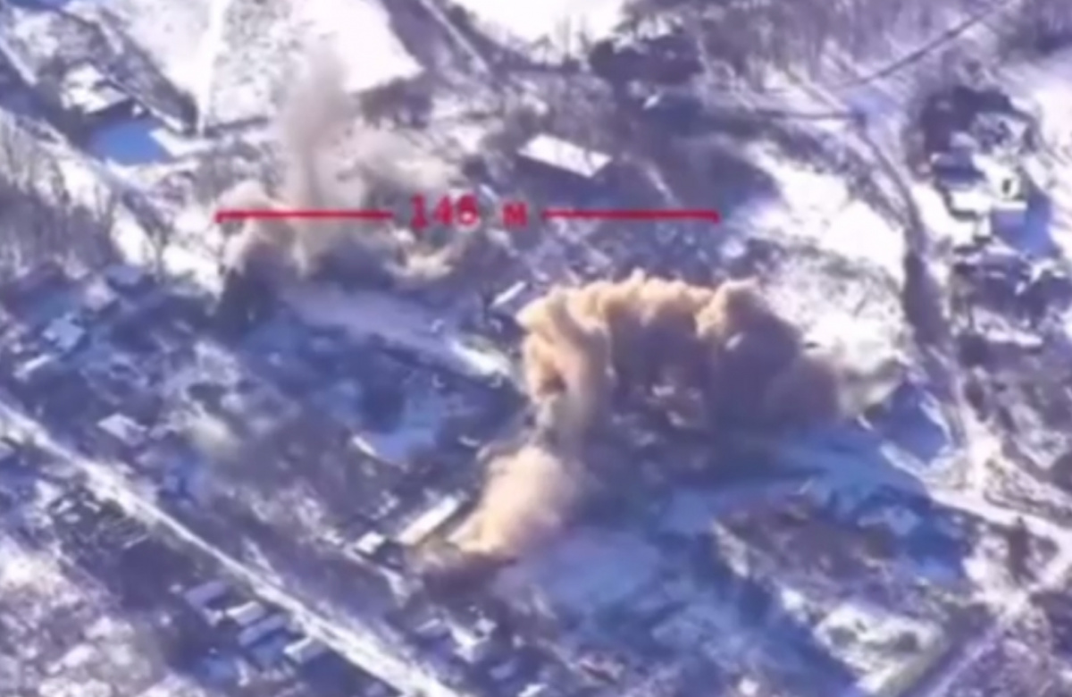 Скид AASM-250 HAMMER на ЗС РФ.