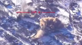 Сброс AASM-250 HAMMER на ВС РФ.