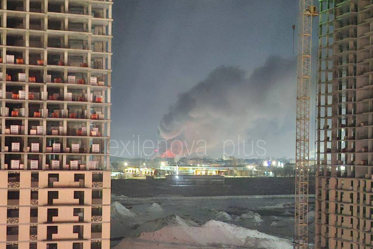 Последствия атаки на Ростов. Фото: Exilenova+