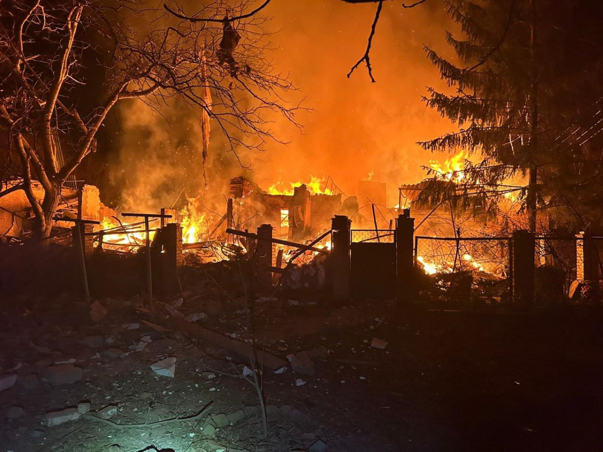 Последствия атаки на Славянск. Фото: Славянская ГВА