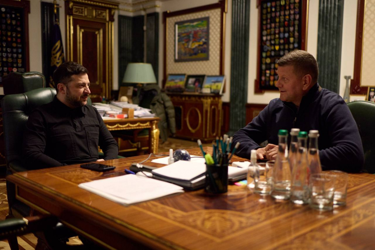 Зеленский встретился с Залужным. фото: Владимир Зеленский 