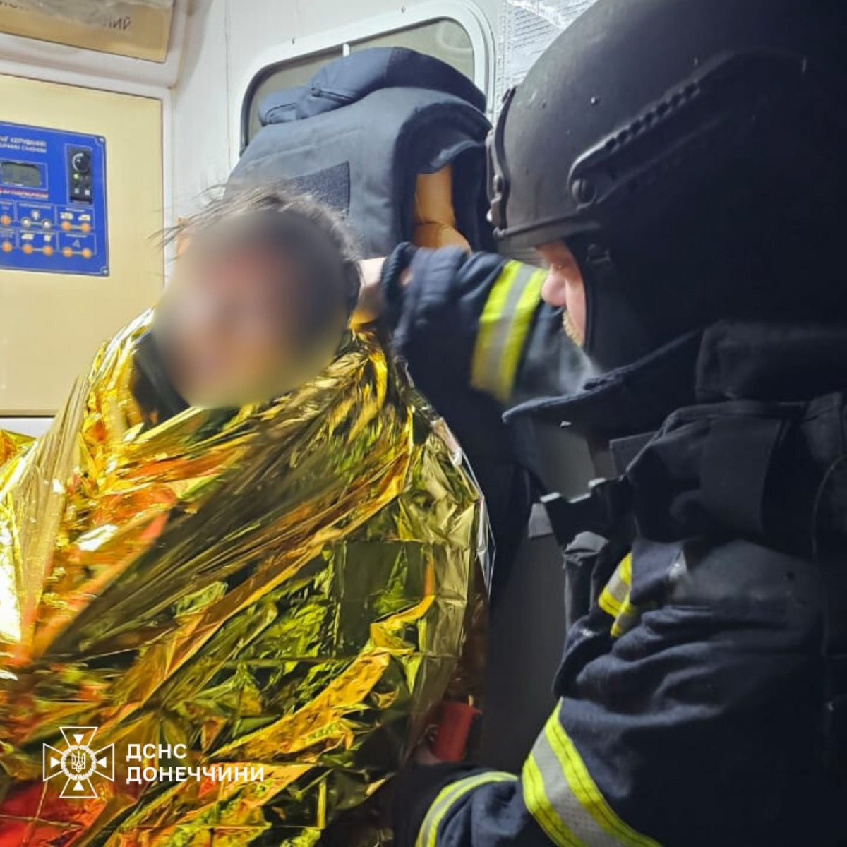 Россияне атаковали Дружковку. Фото: ГСЧС