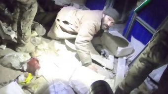 Пленные оккупанты.