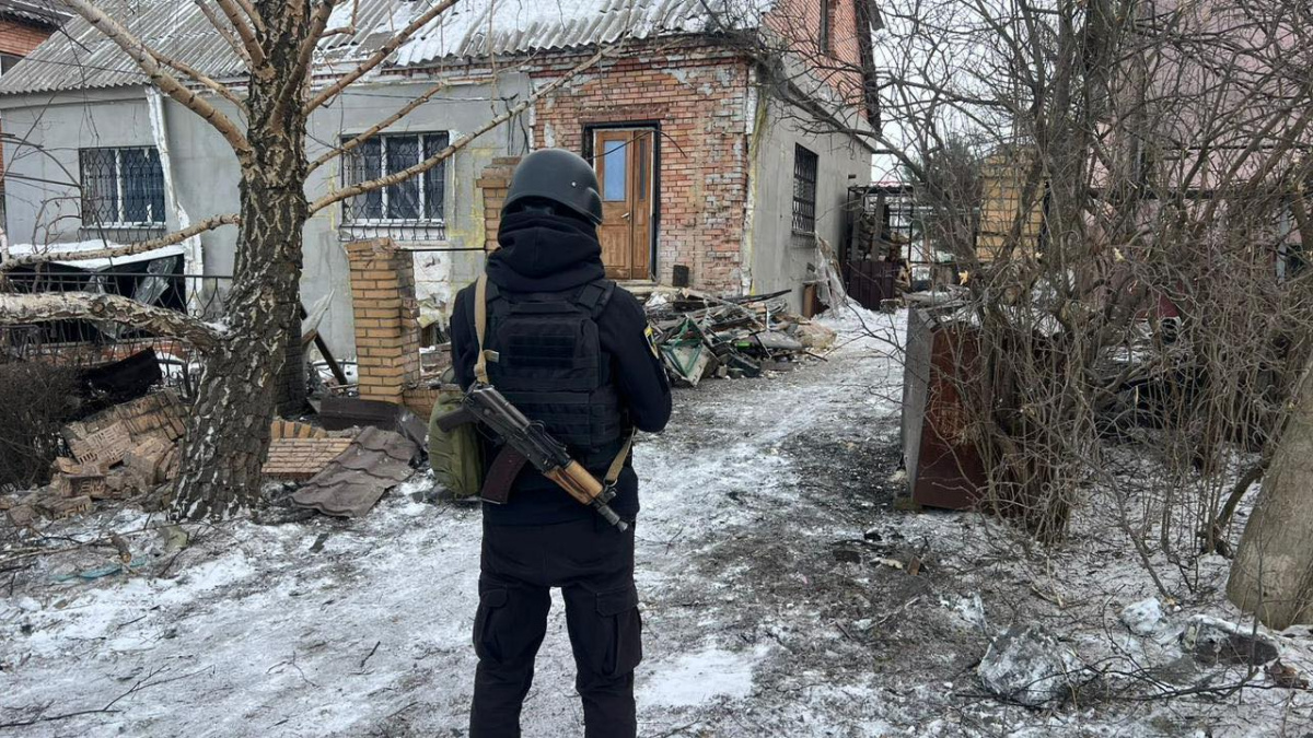 Последствия удара по Славянску. Фото: Славянская ГВА