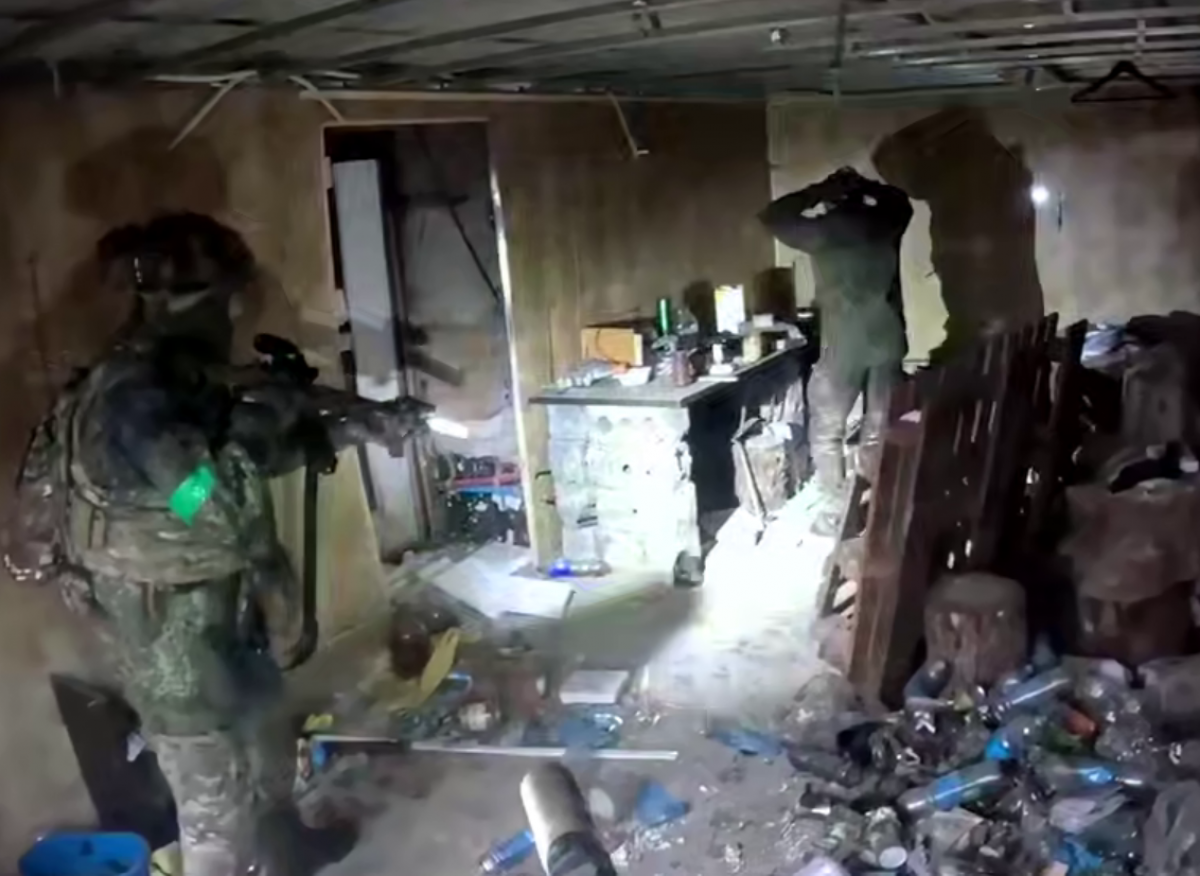 Пленный российский военный на Лиманском направлении. Фото: кадр из видео