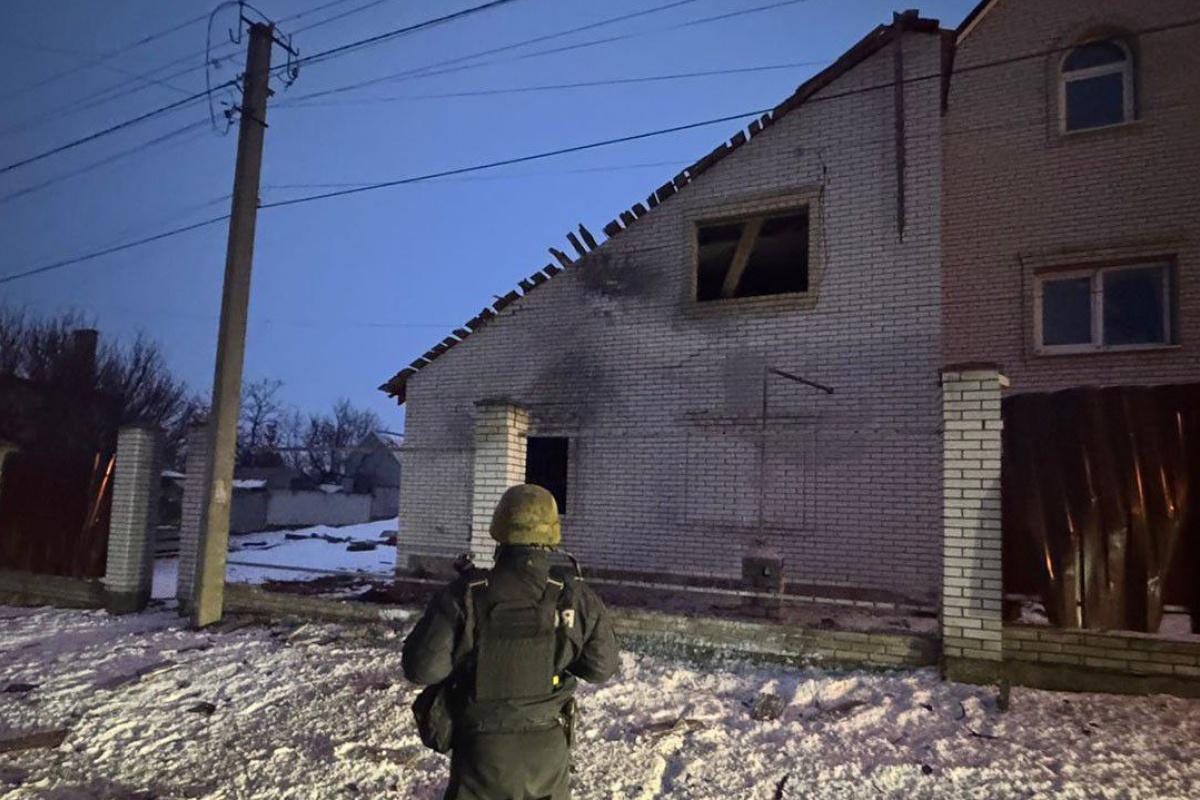 Последствия обстрела Донецкой области. Фото: полиция