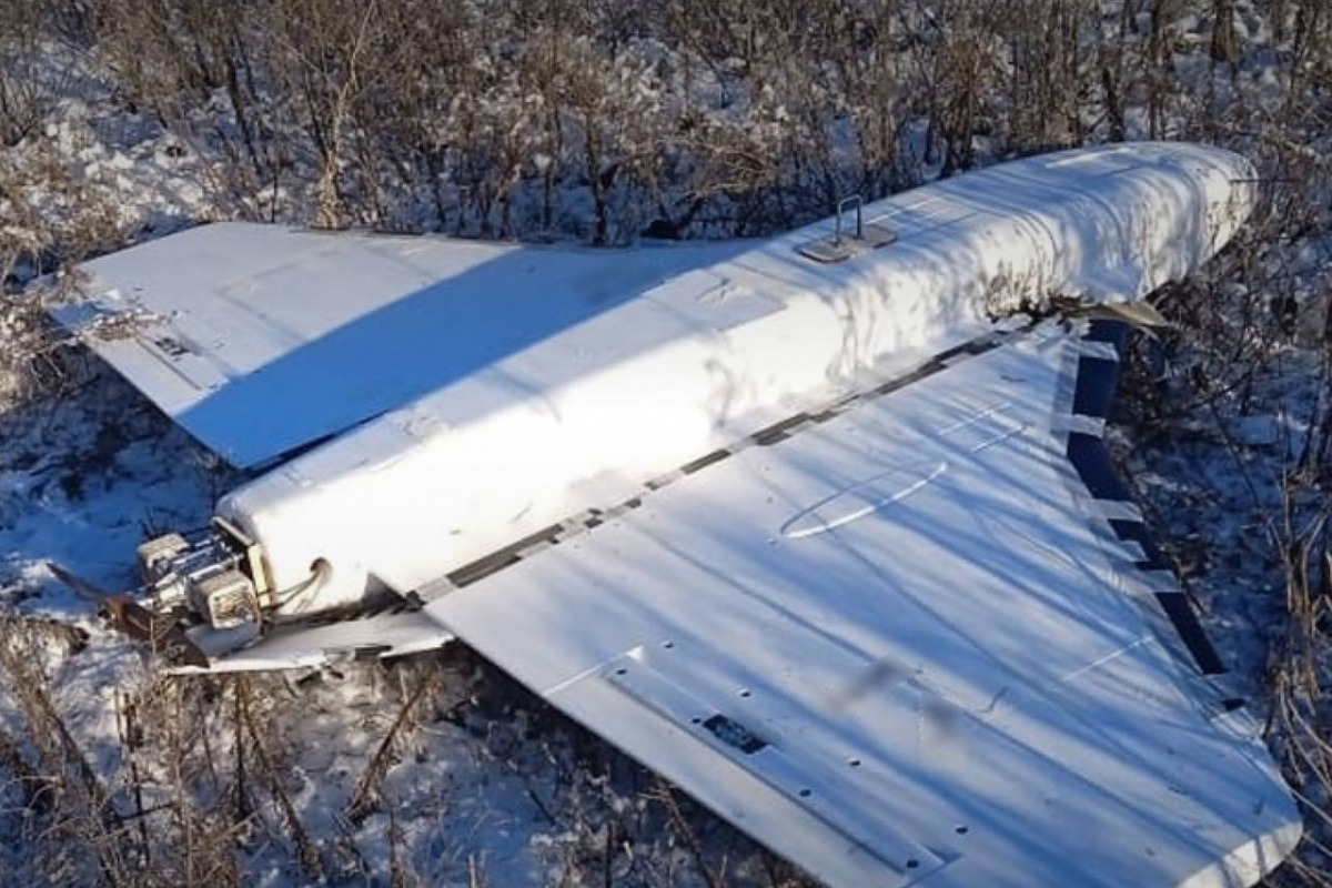 Сбитый российский БПЛА. Фото: ГПСУ