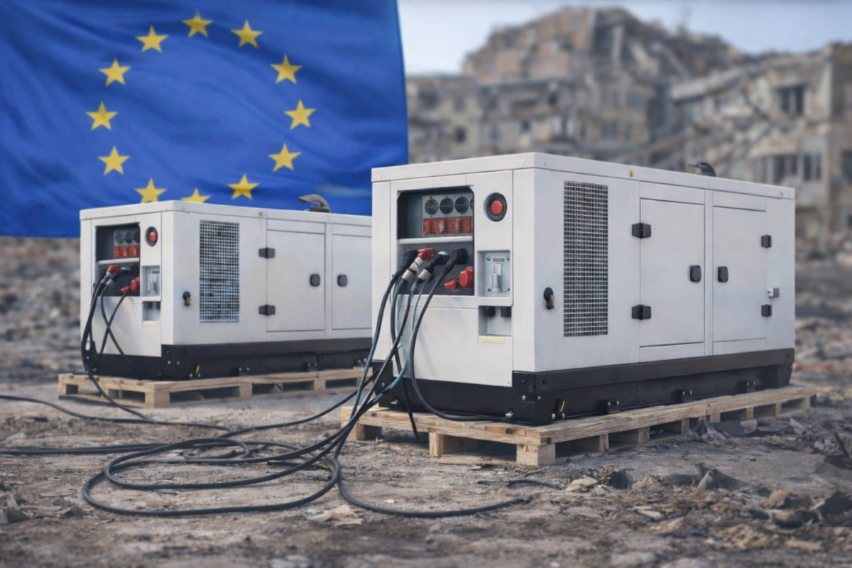Україна отримає додаткову партію аварійних електрогенераторів.