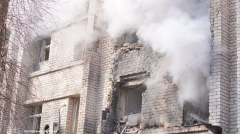 Россия ударила по родильному дому в Запорожье. Фото: ЗОВА