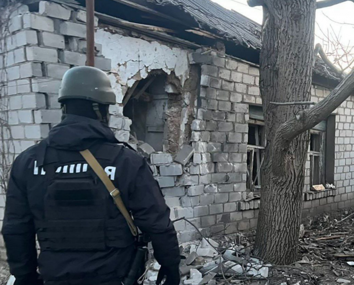 Россияне атаковали Донетчину. Фото: полиция 