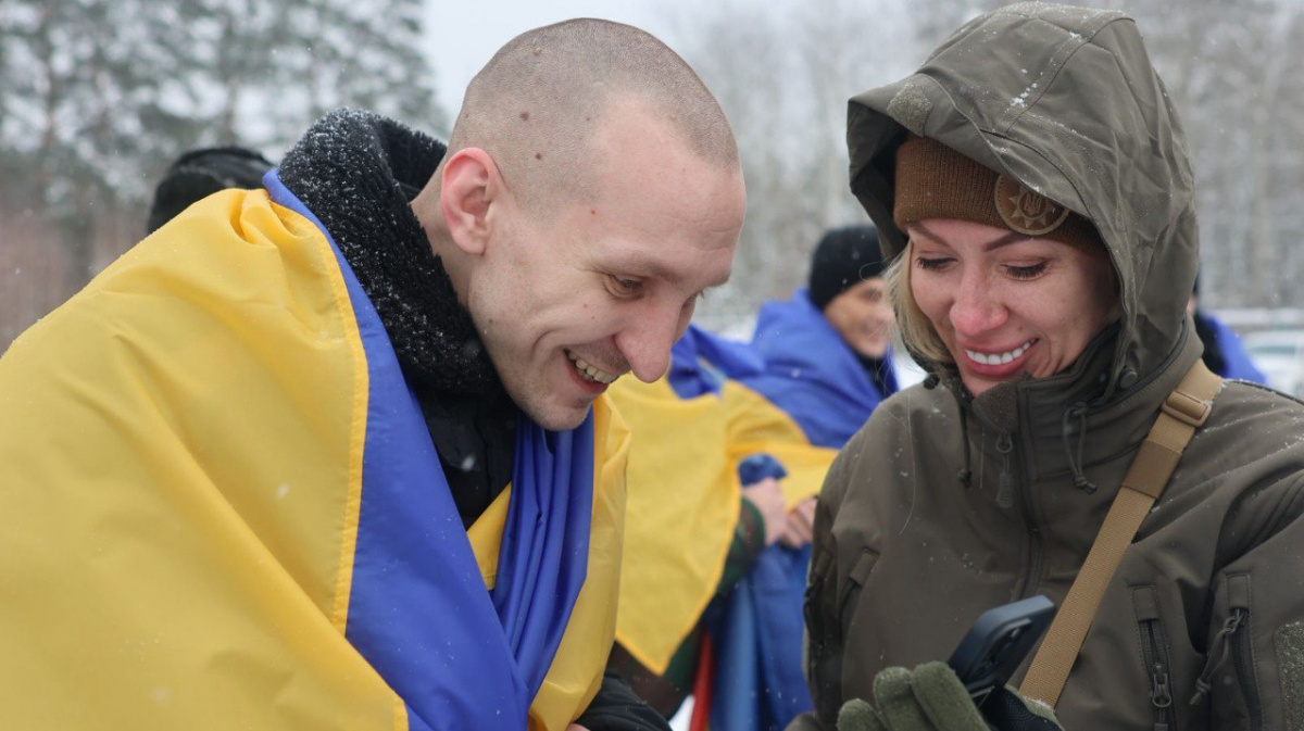 З російського полону було звільнено 150 військових та 7 цивільних українців. Фото: КШППВ
