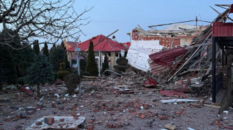 Последствия атаки на Славянск. Фото: Славянская ГВА