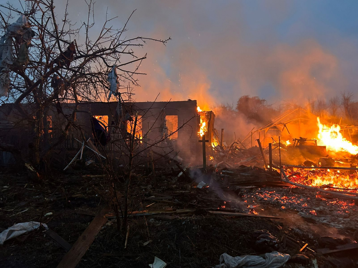 Последствия атаки на Славянск. Фото: Славянская ГВА