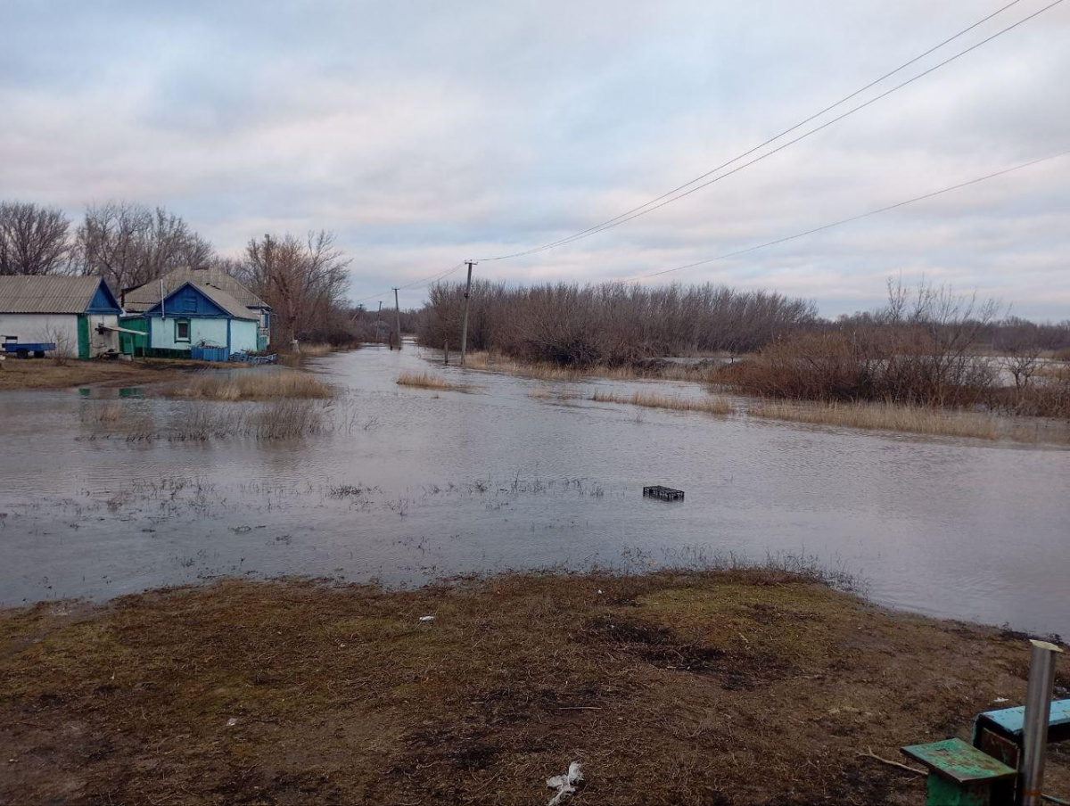 Наводнение в оккупированной Луганской области. Фото: соцсети