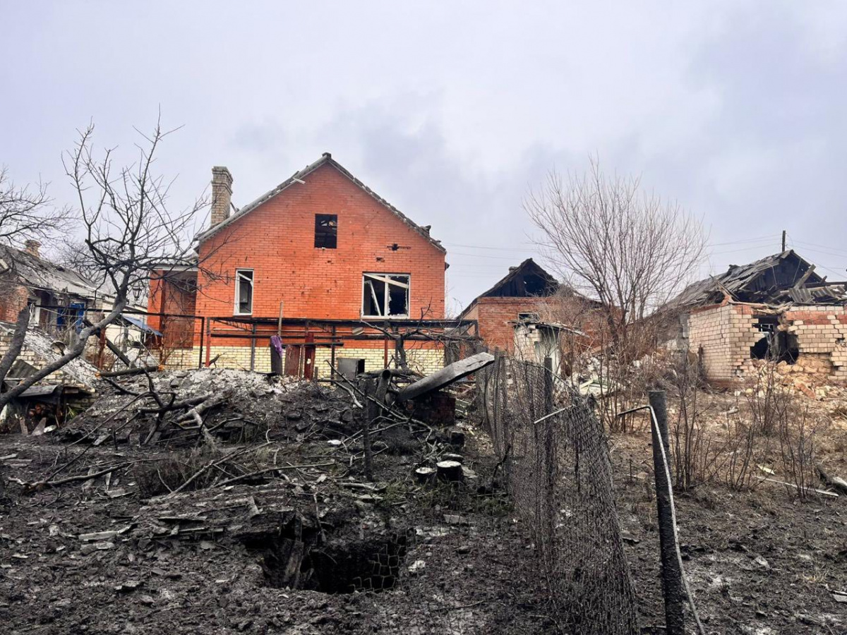Последствия удара по Славянской громаде. Фото: Славянская ГВА