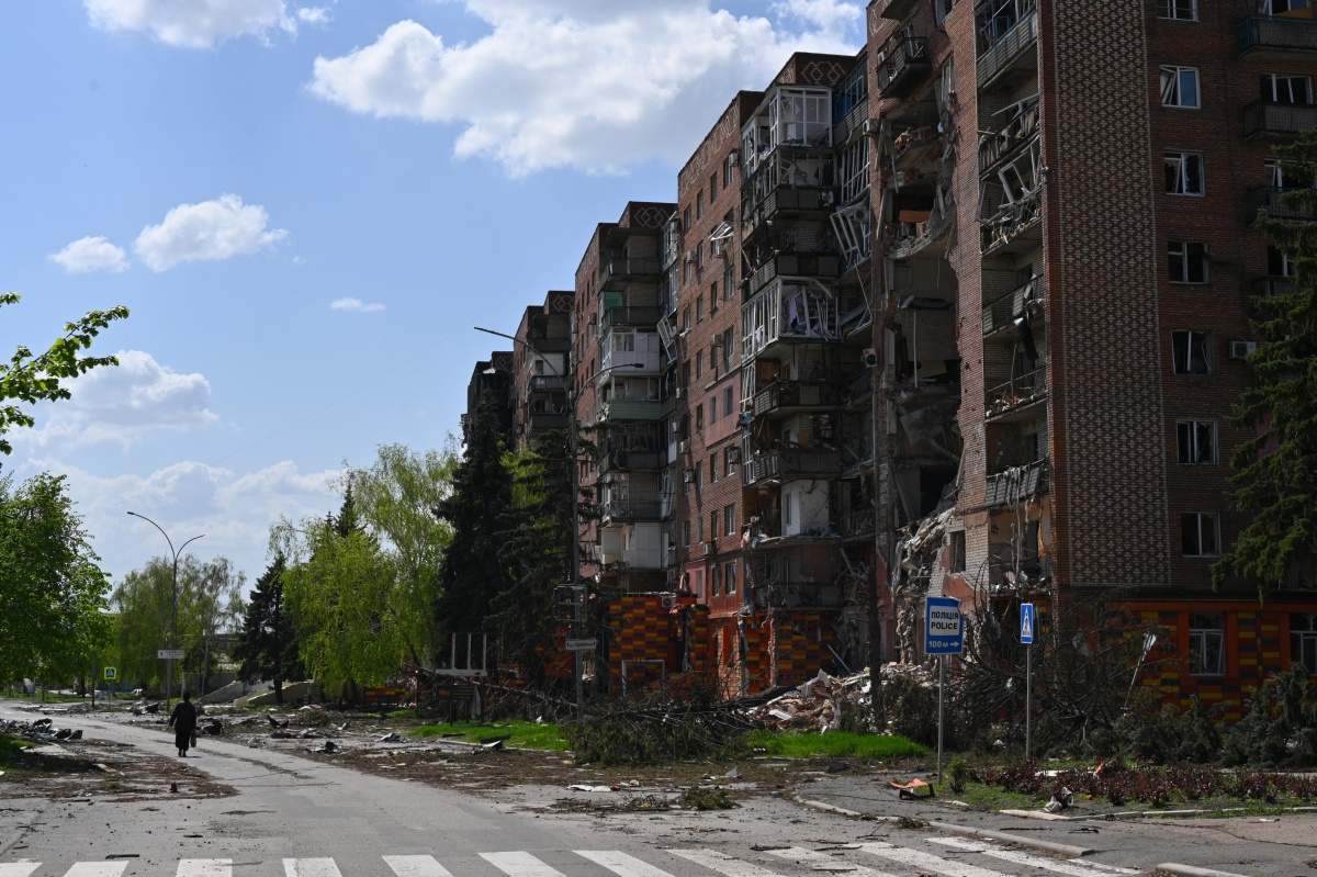 Наслідки обстрілів російськими військами Покровська