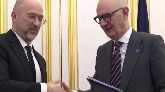 Денис Шмигаль и Ролан Лексюр. Фото: скриншот 