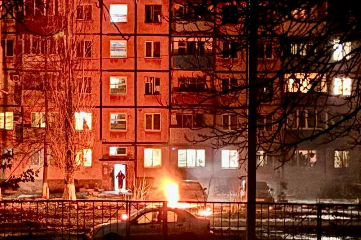 Наслідки удару по Кривому Рогу. Фото: Дніпропетровська ОВА