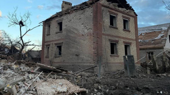 Последствия удара по Славянску. Фото: Славянская ГВА