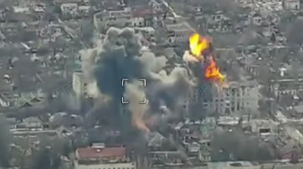 Авиаудар по штурмовикам ВС РФ в Покровске.