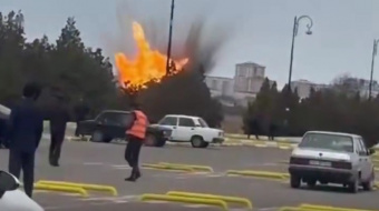 Удар по территории возле аэропорта Нахичевань.