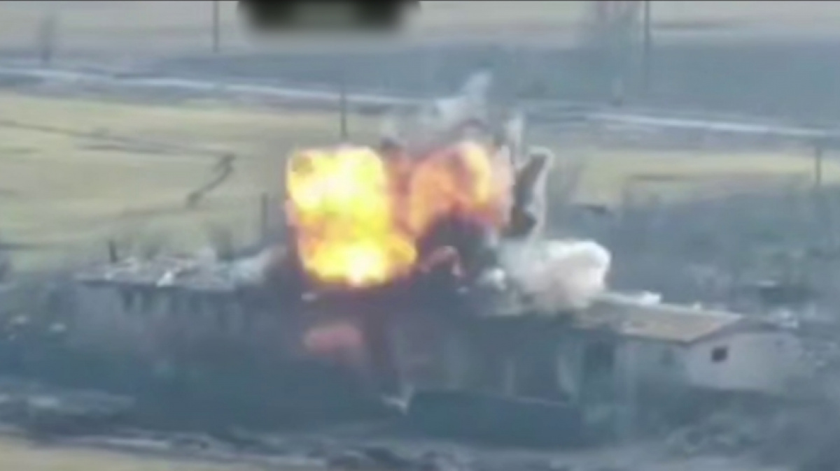 Удар по штурмовым группам РФ.