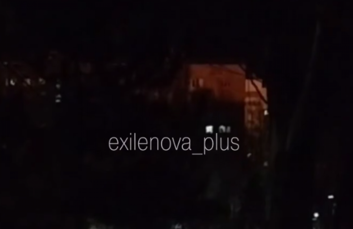 Атака на оккупированный Донецк. Фото: кадр из видео