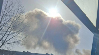 Россияне атаковали Славянск. Фото: скриншот 