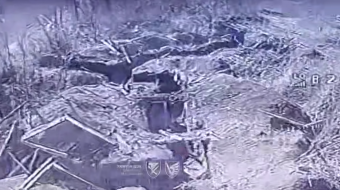 Удар по російських позиціях на Покровському напрямку. Фото: кадр із відео