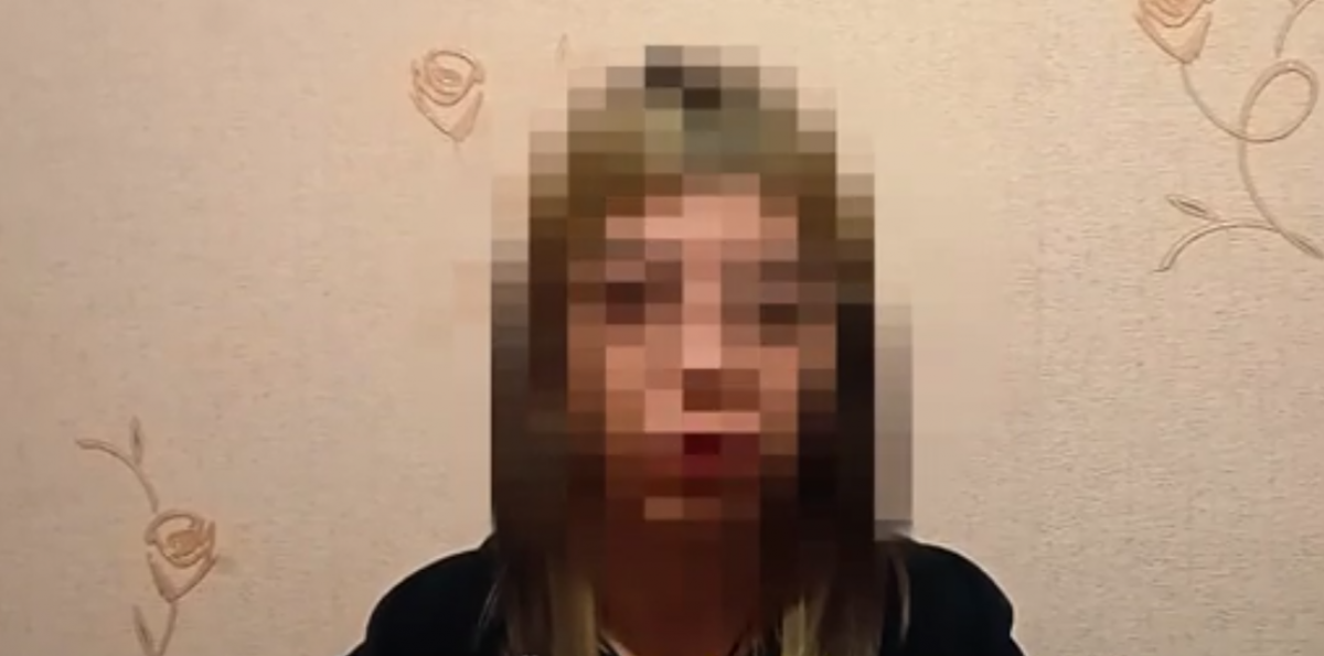 ФСБ задержала жительницу Волновахи. Фото: скриншот з видео