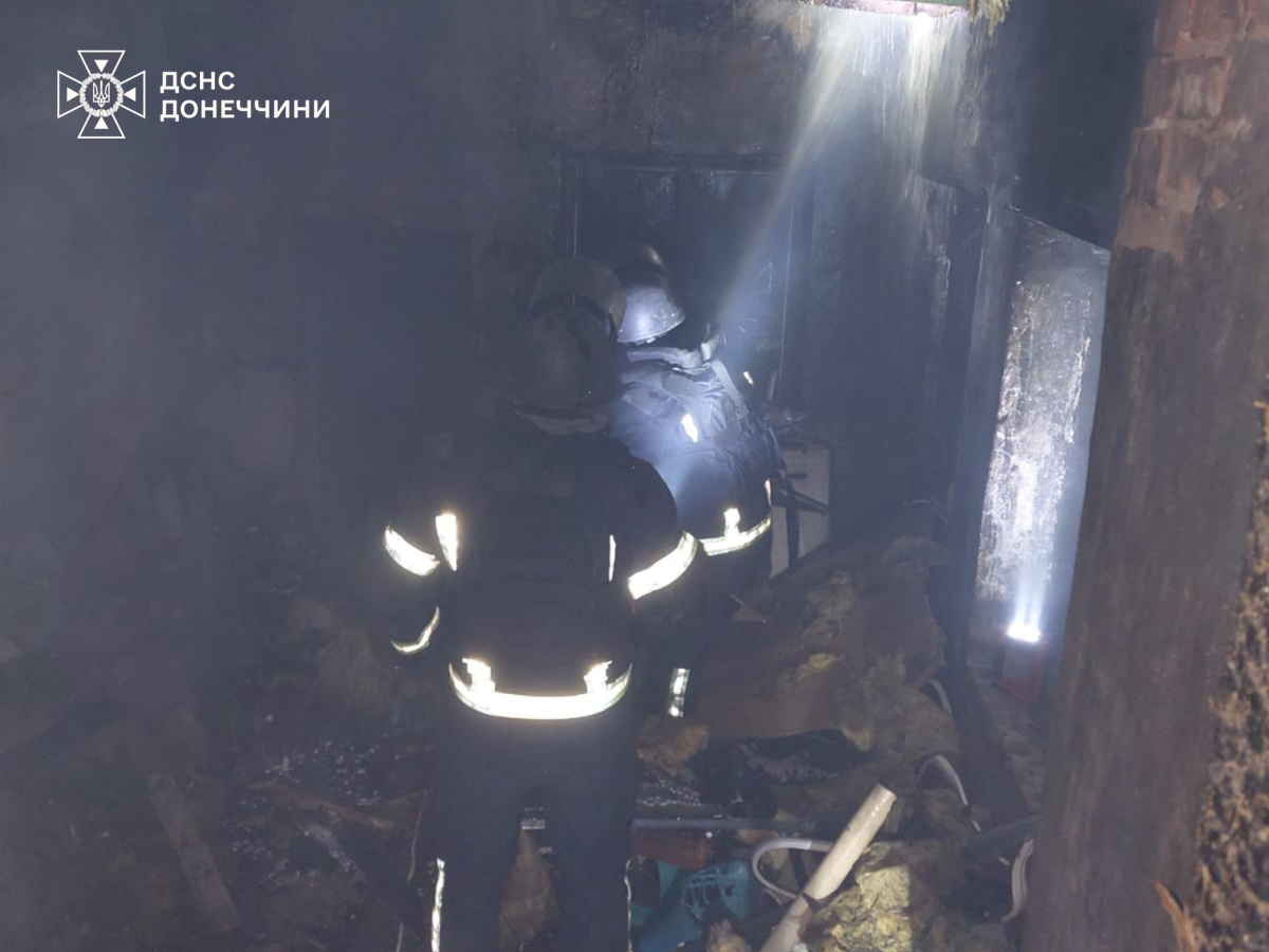 Россияне атаковали Краматорский район. Фото: ГСЧС 